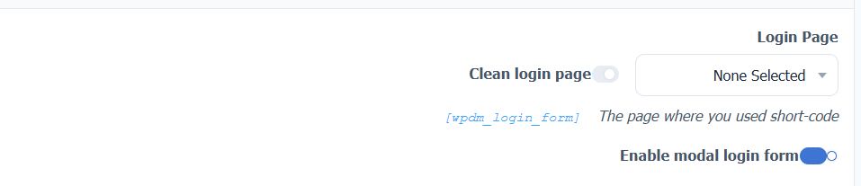down login